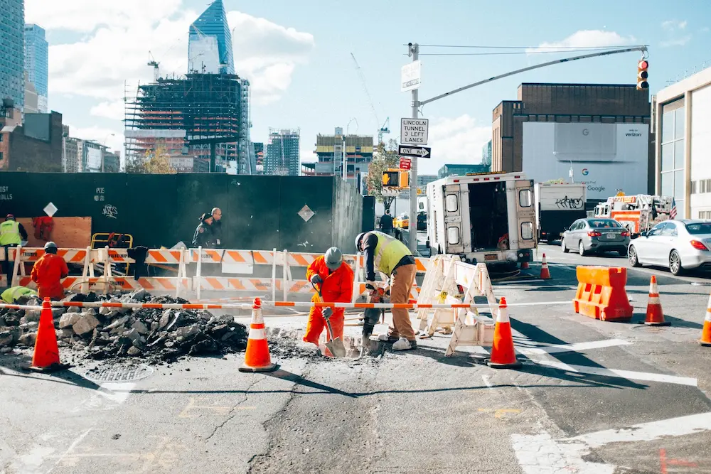 Construction site where accidents can happen