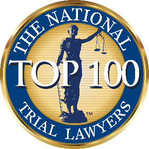 Top 100 trial lawyer badge