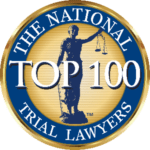 Top 100 trial lawyers award by National Trial Lawyers association for Personal injury lawyer Kevin R. Hansen large