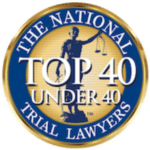 Top 40 Under 40 Award for Amanda Harmon from the National Association of Trial Lawyers