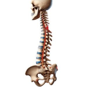 Imagen que muestra la anatomía de la lesión de la columna vertebral de las vegas abogado de lesiones de columna Kevin R. Hansen