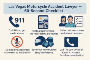 what to do after a motorcycle accident checklist